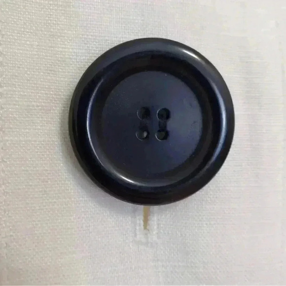 Style & Co Women’s Off White 100% Linen Cropped Blazer 3/4 Sleeves Plus Size 14 - Picture 5 of 11